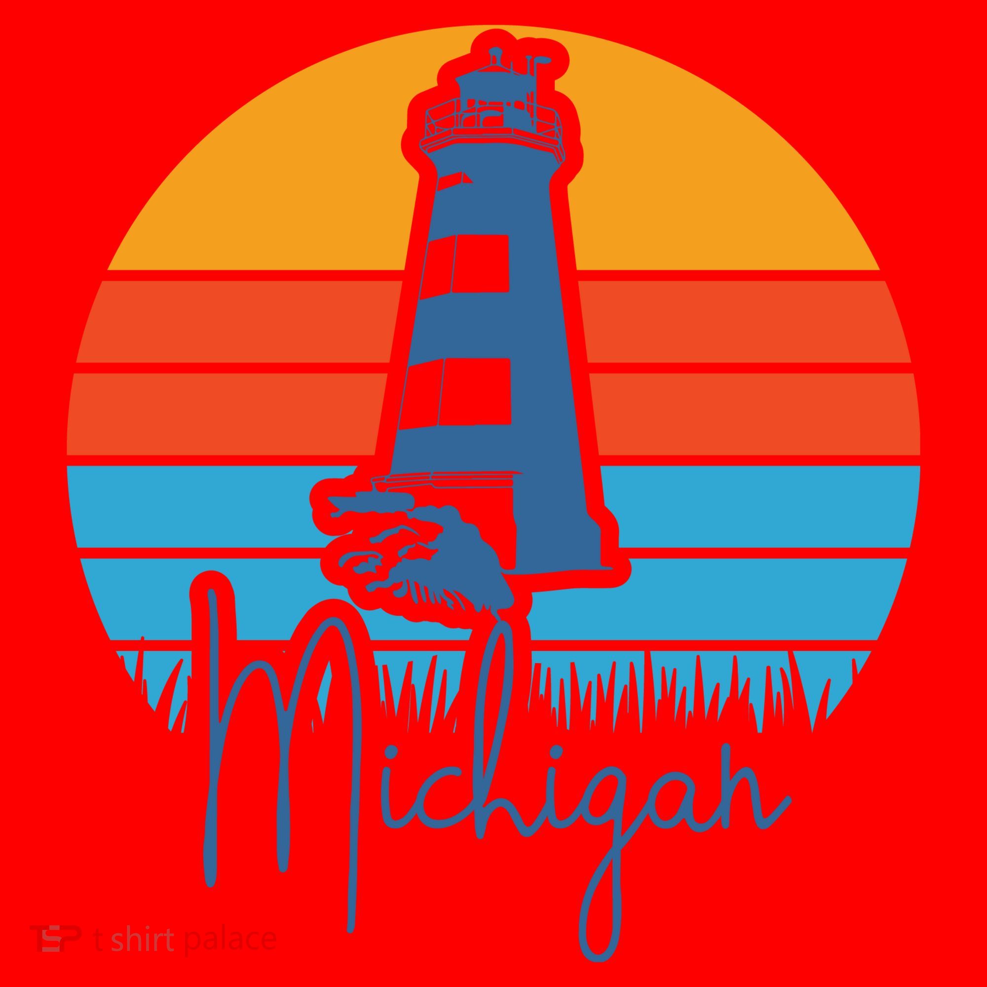 Michigan Lighthouse Santa Hat