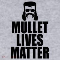 Mullet Lives Matter Women's Racerback Cropped Tank thumb 2