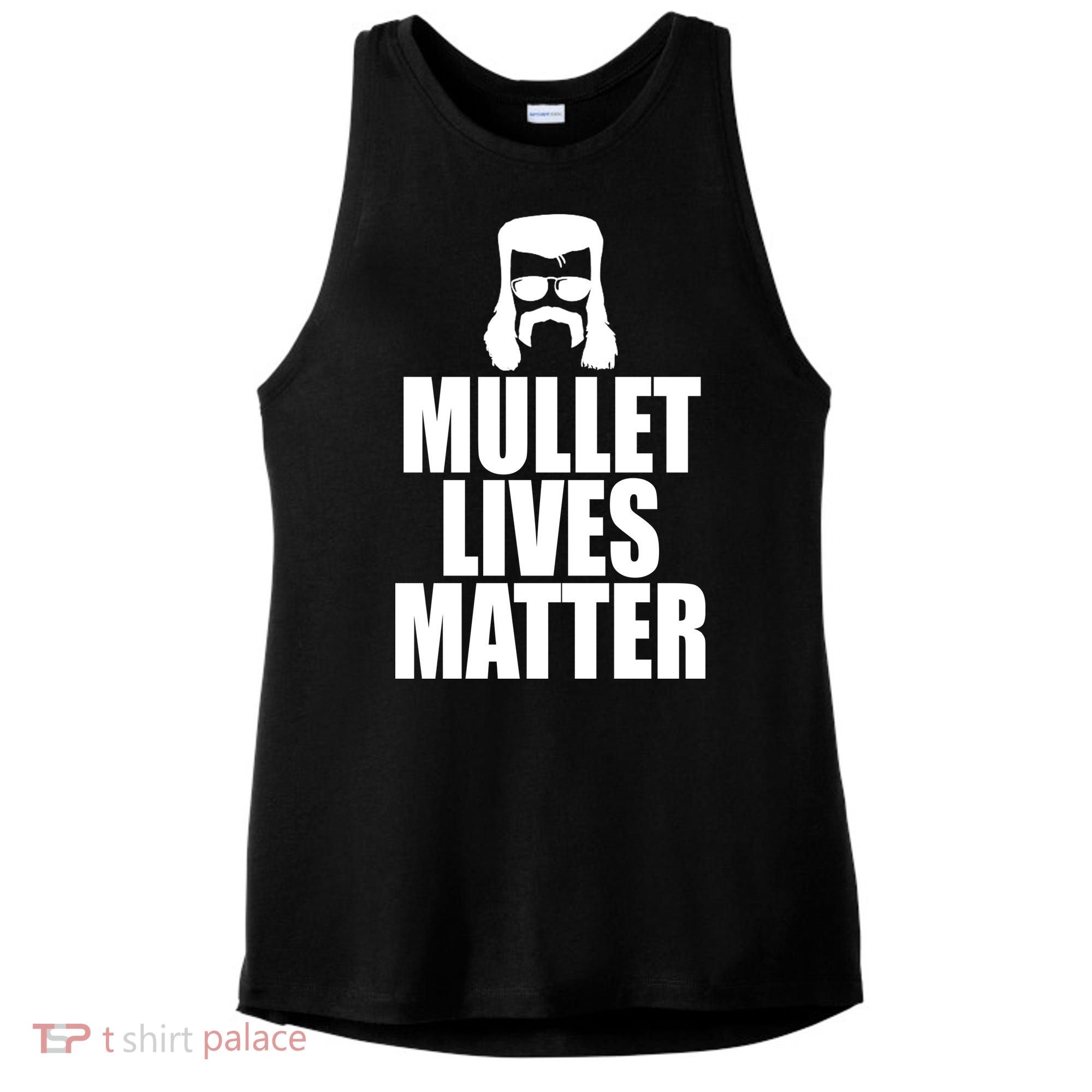 Mullet Lives Matter Ladies PosiCharge Tri-Blend Wicking Tank