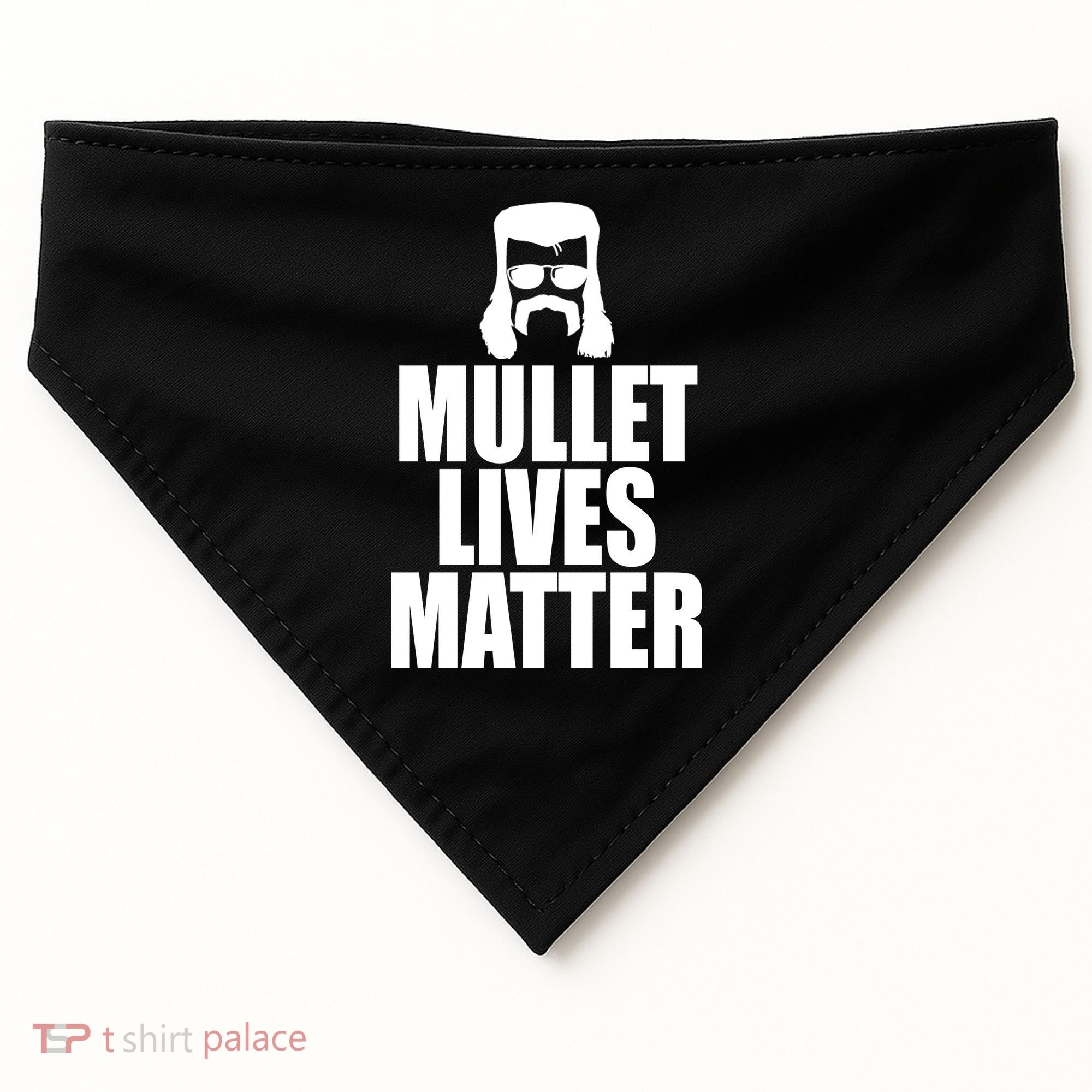 Mullet Lives Matter USA-Made Doggie Bandana