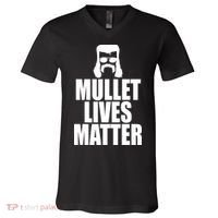 Mullet Lives Matter V-Neck T-Shirt thumb 0