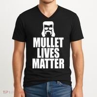 Mullet Lives Matter V-Neck T-Shirt thumb 2