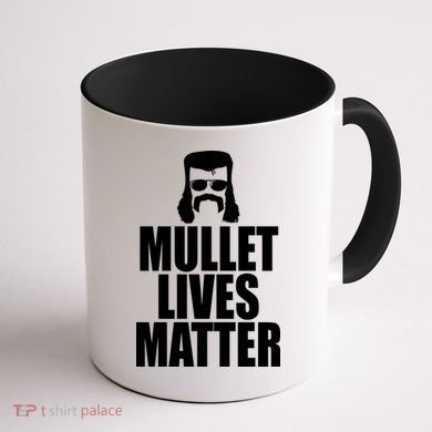 Mullet Lives Matter Coffee Mug back