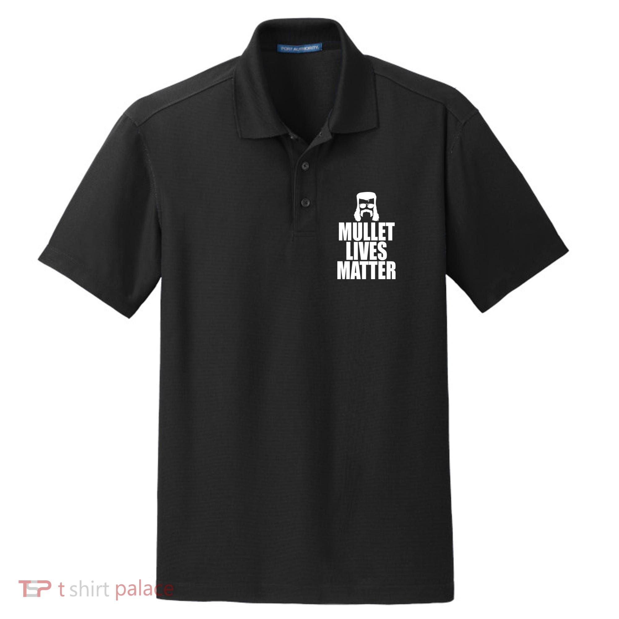 Mullet Lives Matter Dry Zone Grid Polo
