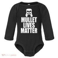 Mullet Lives Matter Baby Long Sleeve Bodysuit thumb 0