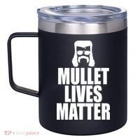 Mullet Lives Matter 12oz Stainless Steel Coffee Mug thumb 2