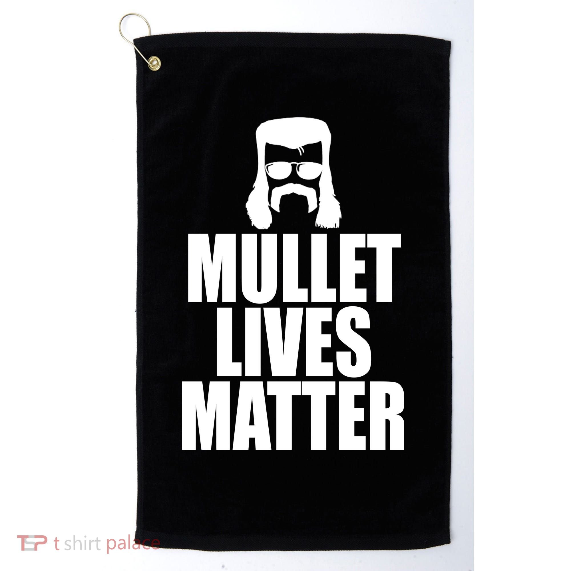 Mullet Lives Matter Golf Towel