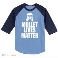 Mullet Lives Matter Raglan Baseball Sleeve Shirt thumb 0