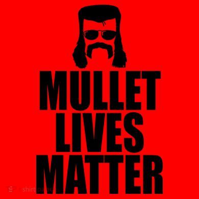 Mullet Lives Matter Santa Hat