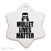 Mullet Lives Matter Ceramic Ornament thumb 0