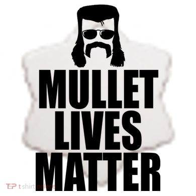 Mullet Lives Matter Ceramic Ornament
