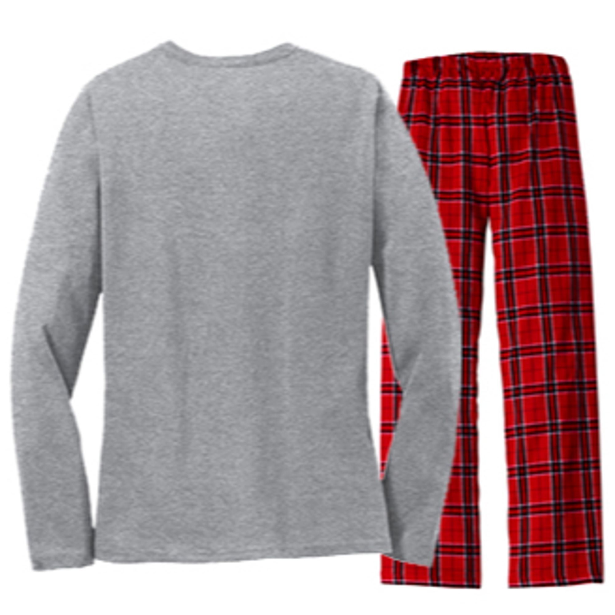 Mullet Lives Matter Women's Long Sleeve Flannel Pajama Set 