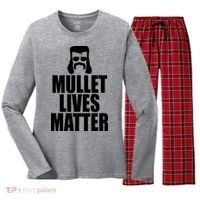 Mullet Lives Matter Women's Long Sleeve Flannel Pajama Set  thumb 0
