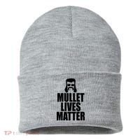 Mullet Lives Matter Sustainable Knit Beanie thumb 0