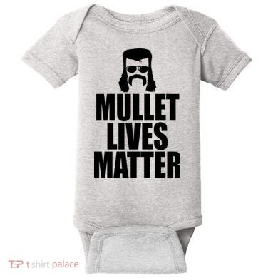 Mullet Lives Matter Baby Bodysuit
