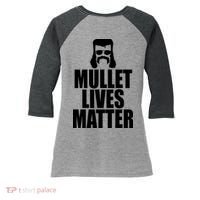 Mullet Lives Matter Women's Tri-Blend 3/4-Sleeve Raglan Shirt thumb 0