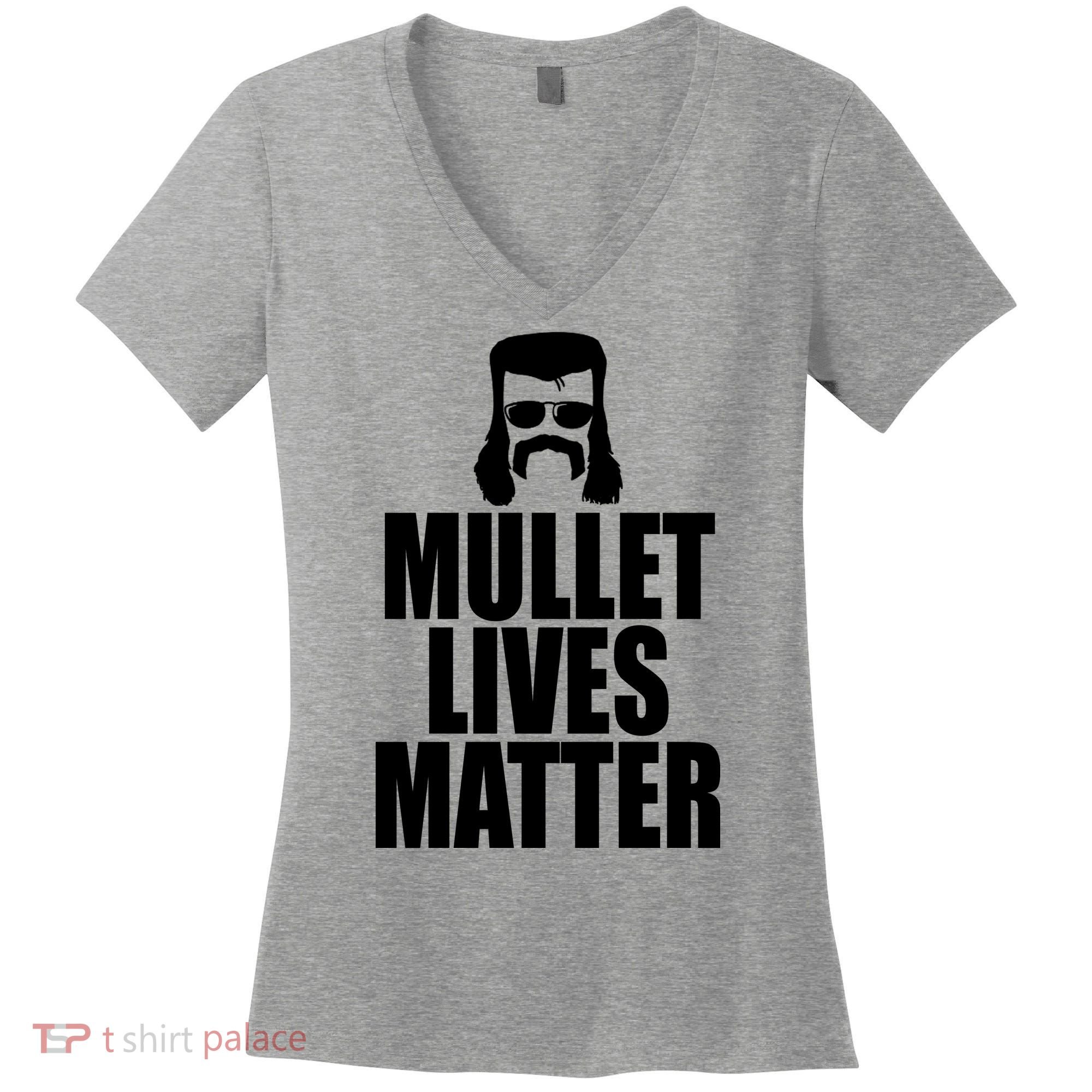 Mullet Lives Matter Women's V-Neck T-Shirt