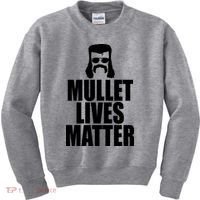 Mullet Lives Matter Kids Sweatshirt thumb 0