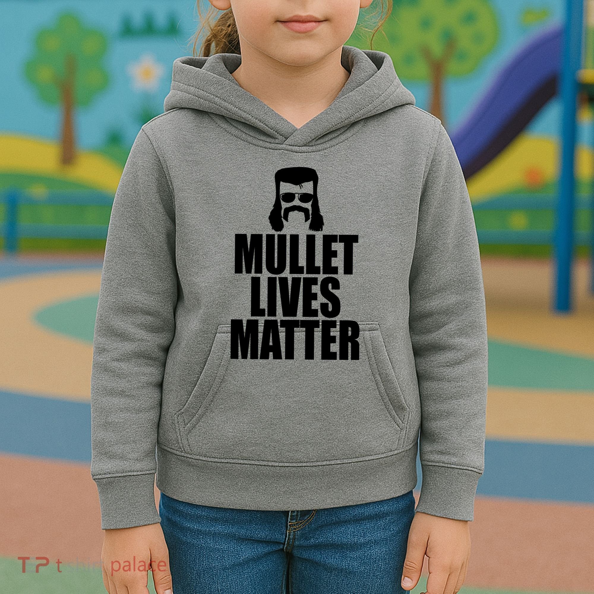 Mullet Lives Matter Kids Hoodie