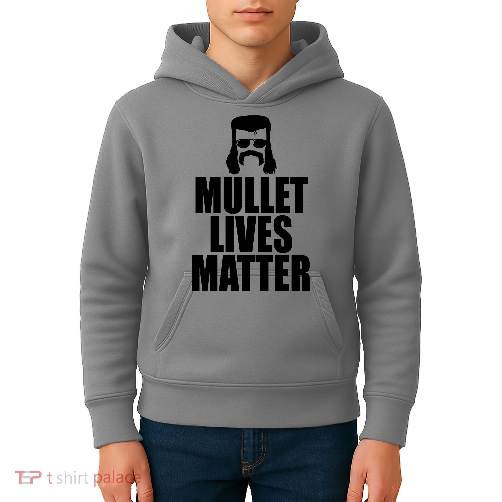 Mullet Lives Matter Kids Hoodie