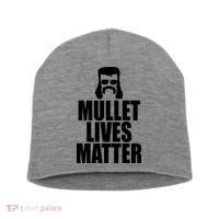 Mullet Lives Matter Short Acrylic Beanie thumb 0