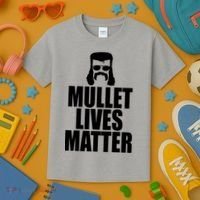 Mullet Lives Matter Kids T-Shirt thumb 3