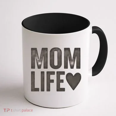 Mom Life Coffee Mug back