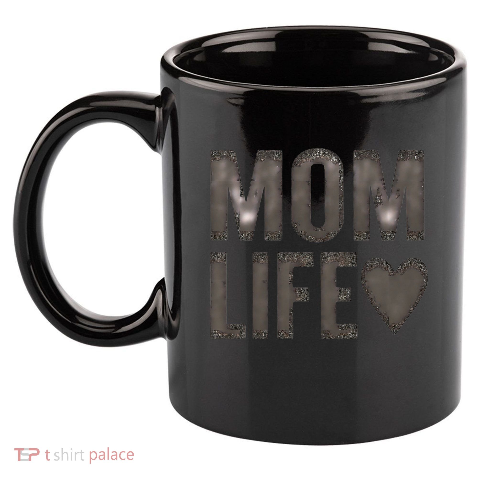 Mom Life 11oz C Handle Ceramic Mug