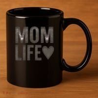 Mom Life 11oz C Handle Ceramic Mug thumb 3