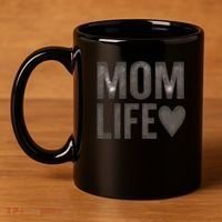 Mom Life 11oz C Handle Ceramic Mug thumb 4