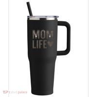 Mom Life 40oz Vacuum Insulated Stainless Steel Travel Tumbler thumb 0