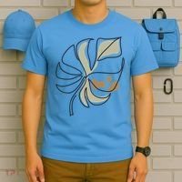 Monstera Leaf Monstera Deliciosa Cheese Plant Line Art Gift T-Shirt thumb 5