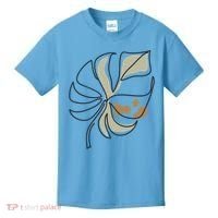 Monstera Leaf Monstera Deliciosa Cheese Plant Line Art Gift Kids T-Shirt thumb 0