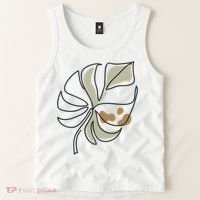 Monstera Leaf Monstera Deliciosa Cheese Plant Line Art Gift Tank Top thumb 2