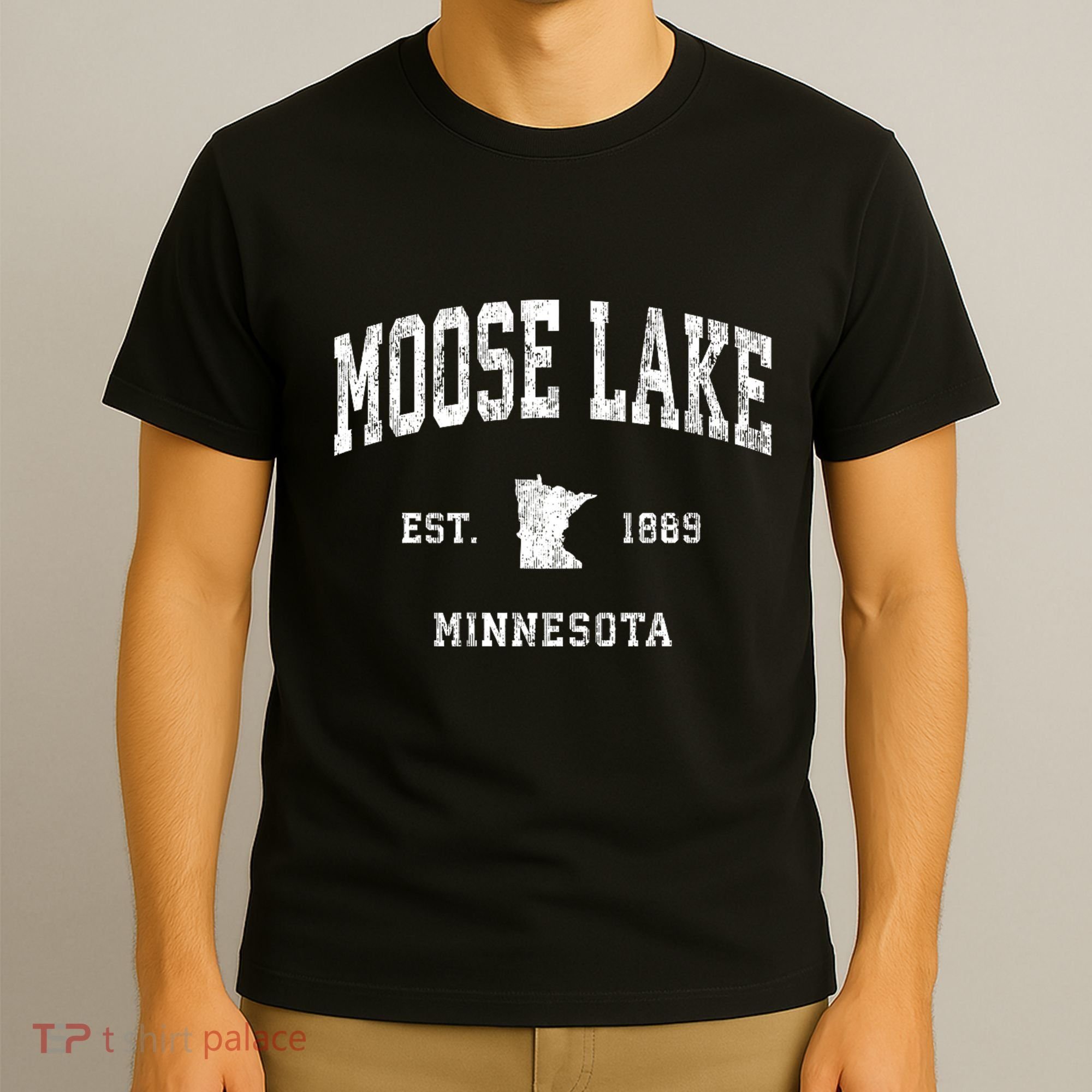 Moose Lake Minnesota Mn Vintage Athletic Sports T-Shirt
