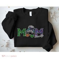 Mom Life Mothers Day Hair Bun Sweatshirt thumb 2