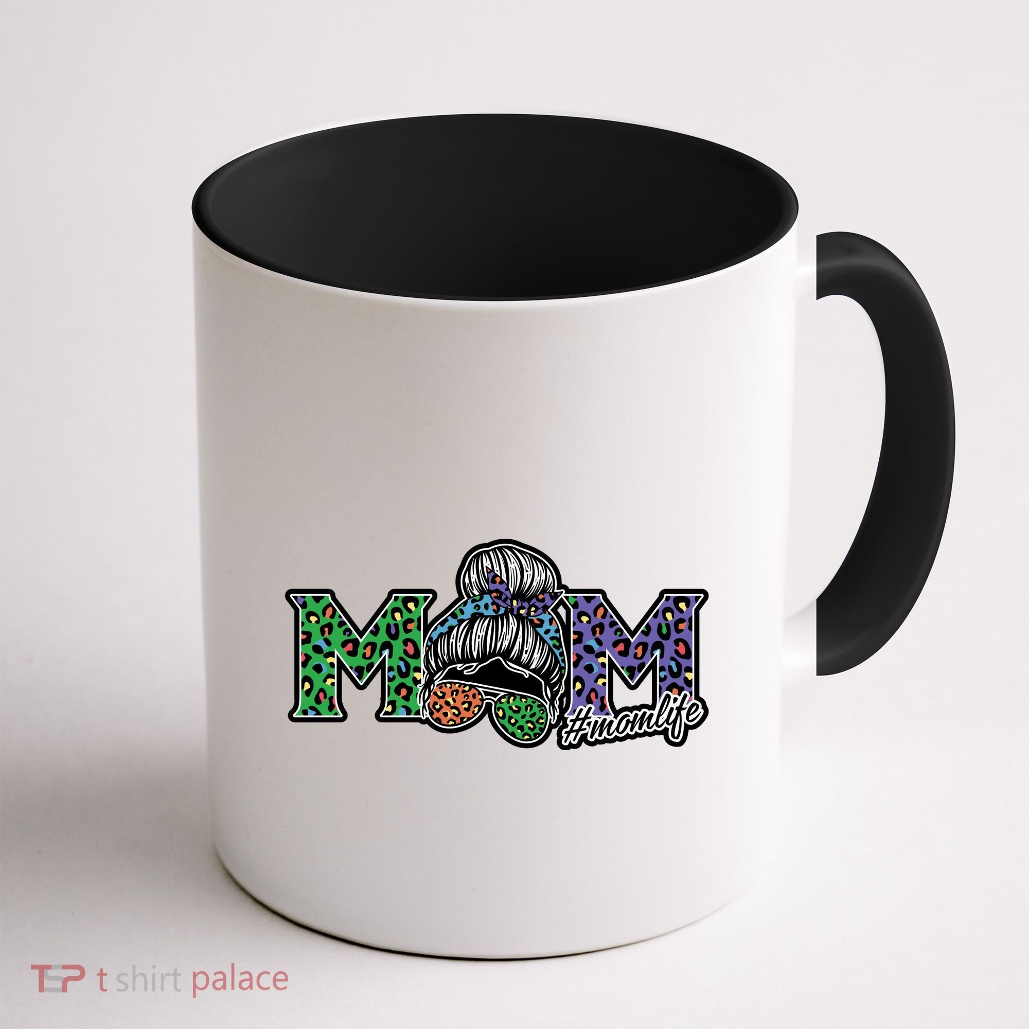 Mom Life Mothers Day Hair Bun Coffee Mug