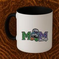 Mom Life Mothers Day Hair Bun Coffee Mug thumb 2