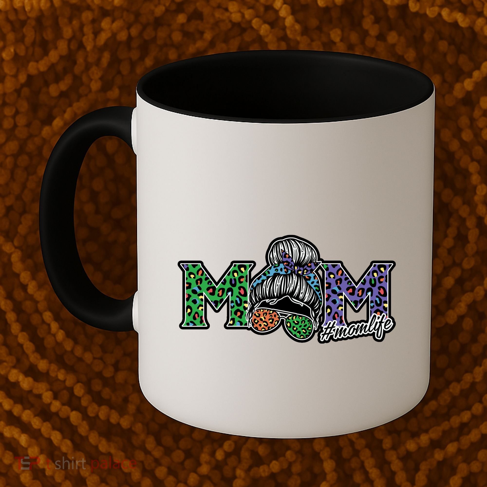 Mom Life Mothers Day Hair Bun Coffee Mug