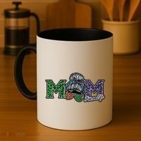 Mom Life Mothers Day Hair Bun Coffee Mug thumb 4