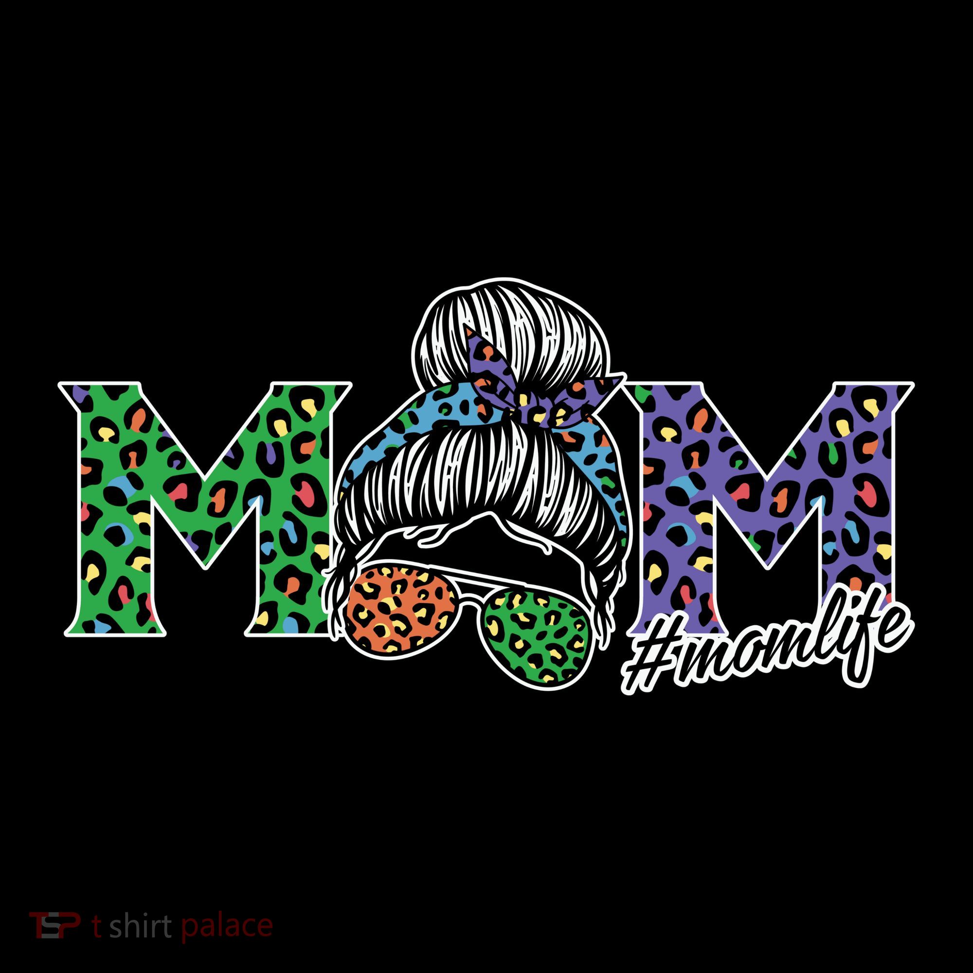 Mom Life Mothers Day Hair Bun Coffee Mug