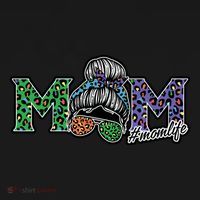 Mom Life Mothers Day Hair Bun Women's Hoodie thumb 2