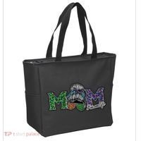 Mom Life Mothers Day Hair Bun Tote Bag thumb 2