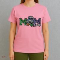 Mom Life Mothers Day Hair Bun T-Shirt thumb 4