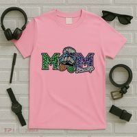 Mom Life Mothers Day Hair Bun T-Shirt thumb 5