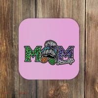 Mom Life Mothers Day Hair Bun Coaster thumb 0
