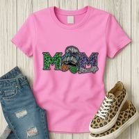 Mom Life Mothers Day Hair Bun Women's T-Shirt thumb 3