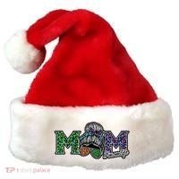 Mom Life Mothers Day Hair Bun Santa Hat thumb 0