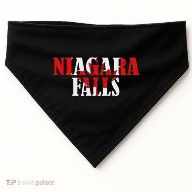 Maple Leaf Niagara Falls Canada Canadian Roots Canada Flag USA-Made Doggie Bandana