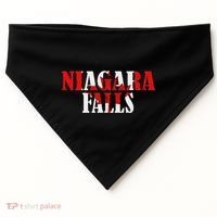 Maple Leaf Niagara Falls Canada Canadian Roots Canada Flag USA-Made Doggie Bandana thumb 0